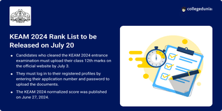 KEAM 2024 Rank List Out on July 20 @cee.kerala.gov.in, Marks Entry Deadline on July 3